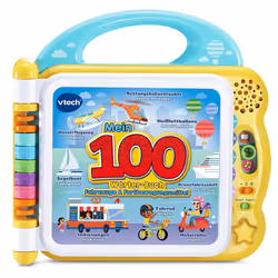 VTech Baby Mein 100-Wörter-Buch: Fahrzeuge, 2 an(s), Sonore, Batteries requises, AA, Multicolore