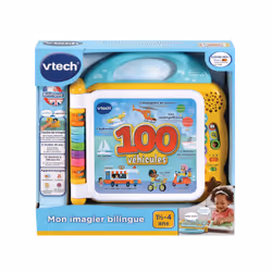 VTech Baby MON IMAGIER BILINGUE - 100 VÉHICULES