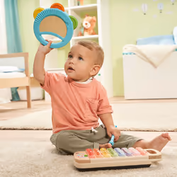 VTech Baby Interaktives Holz-Xylofon mit Tamburin