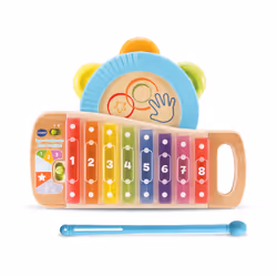 VTech Play Green XYLO-TAMBOURIN LUMI MAGIQUE (JOUET BOIS FSC®)