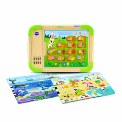 VTech TACTIKID, MA TABLETTE EDUCATIVE (JOUET AVEC PARTIE BOIS CERTIFIÉ FSC®), Chine, 380 mm, 55 mm, 241 mm