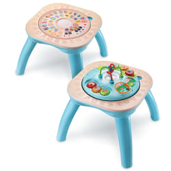 VTech TABLE D'ACTIVITÉS ÉVOLUTIVE NATURE (JOUET AVEC PARTIE BOIS CERTIFIÉ FSC®)