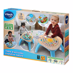 VTech TABLE D'ACTIVITÉS ÉVOLUTIVE NATURE (JOUET AVEC PARTIE BOIS CERTIFIÉ FSC®) - Vue supplémentaire 7