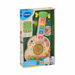 VTech MA GUITARE LUMI MAGIQUE (JOUET AVEC PARTIE BOIS CERTIFIE FSC)