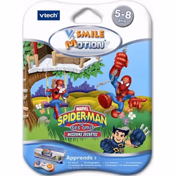 Jeu éducatif V.Smile Motion Spiderman - VTECH - Console V.Motion - Mixte - De 3 à 5 ans - Piles fournies