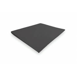 Les Tendances - Drap plat en coton percale 240x300 cm camille anthracite, par songe de camille