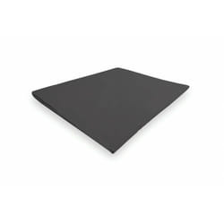 Les Tendances - Drap plat en coton percale 260x300 cm camille anthracite, par songe de camille