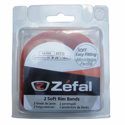 ZEFAL Fond de jante 26 vtt 18-559 rouge (boite de 2)