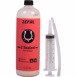 Liquide scellant z anti-crevaison tubeless avec seringue et tuyau 1L Zefal