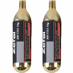 Blister 2 cartouches CO2 air avec vis Zefal 16 g