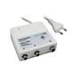 Amplificateur dintérieur - METRONIC - 332176 - Gain 30 dB - Protection 4G - Antenne TV blanche