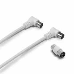 Sert à relier deux appareils équipés de fiches 9,52mm. Ce cordon à prises coudées permet un gain de place.