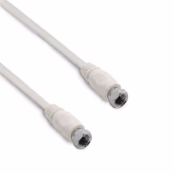 Câble TV satellite coaxial fiches F mâle/mâle 2 m