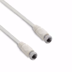 Ce câble permet de relier une antenne (SAT ou TNT) au décodeur ou au répartiteur de signal (Fiches F). Le double blindage réd ...
