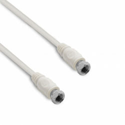 Metronic - Câble tv satellite coaxial fiches f mâle/mâle 5 m