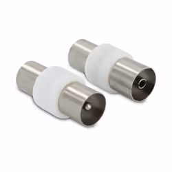 Permet d'adapter le diamètre d'une prise TV femelle 9 mm en mâle 9,52 mm. 1 Adaptateur 9 mm mâle / 9,52 mm mâle + 1 adaptateu ...