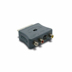 Metronic - Adaptateur péritel/3 RCA+S-vidéo (y/c)