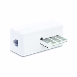 Permet de connecter sur le réseau téléphonique un équipement doté dune fiche RJ11 mâle tout en maintenant disponible votre fi ...