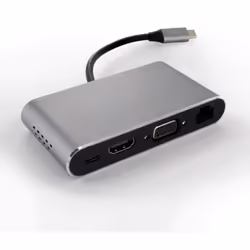 Hub USB-C 8 en 1 Metronic - Adaptateur multiport Connectez facilement tous vos périphériques à votre ordinateur portable ou t ...