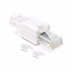 La fiche RJ45 est conçue pour une installation rapide et facile sans outils de sertissage. Créez vos propres câbles de raccor ...