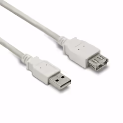 Cette rallonge USB 2.0 facilitera le branchement de périphériques (disque dur externe, imprimante, webcam, appareil photo...) ...