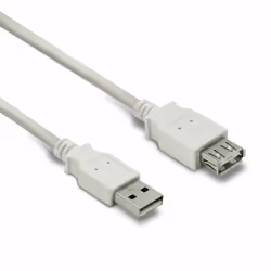 Cette rallonge USB 2.0 facilitera le branchement de périphériques (disque dur externe, imprimante, webcam, appareil photo...) ...