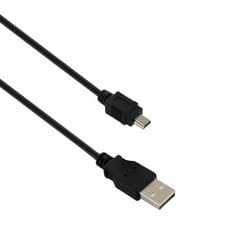 Câble usb a mâle / mini usb mâle 1,8 m - noir