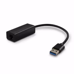 Cet adaptateur vous permet d'ajouter ou de remplacer le port Ethernet défecteux de votre ordinateur via un port USB-A. Vous p ...