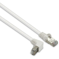 Metronic - Câble Ethernet RJ45 cat 6a mâle/mâle coudé - ftp 1,5 m