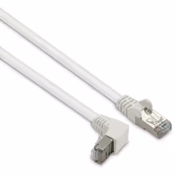 Permet de relier deux équipements réseaux pourvus d'un port Ethernet RJ45. Muni dune prise coudée à 90 degrés, elle rend la c ...