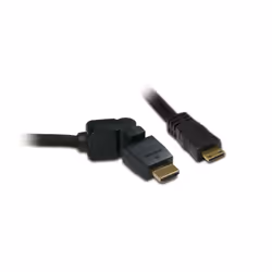 Metronic 419305, 1,5 m, HDMI Type C (Mini), HDMI Type A (Standard), 3840 x 2160 pixels, Compatibilité 3D, Noir