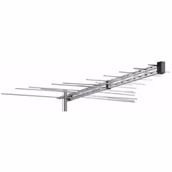 Cette antenne hertzienne logarithmique UHF permet la réception des signaux hertziens analogiques et numériques.
