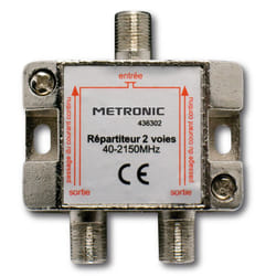 Metronic 436302 séparateur ou commutateur de câbles Diviseur de câbles Métallique
