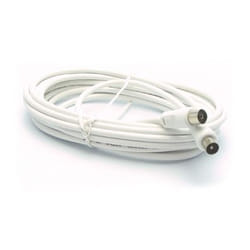 Metronic 438006 câble coaxial 5 m 9.52 Blanc
