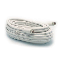 Metronic 438040 câble coaxial 10 m F Blanc
