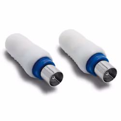 Metronic 438101, Type F, 9.52 mm, 9.52 mm, Mâle, 9,52 mm, Bleu, Blanc
