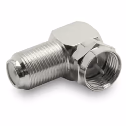 Metronic 438111, Type F, Mâle, Femelle, 90°, Argent, Ampoule