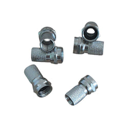 Metronic 438125 connecteur coaxial Type F 6 pièce(s)