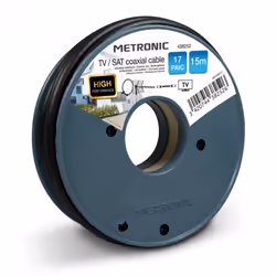 Metronic 438252, 15 m, Noir