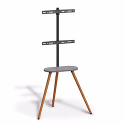 Support TV sur trepied 43 - 65 / 109 - 165 cm - bois