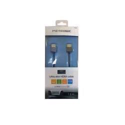 Metronic 470261 câble HDMI 1,5 m HDMI Type A (Standard) Noir - Vue supplémentaire 2