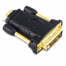 Metronic 470302 changeur de genre de câble DVI-D HDMI Noir
