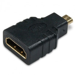 Metronic 470306 changeur de genre de câble Micro HDMI HDMI Noir