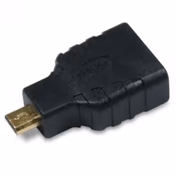 Metronic 470306 changeur de genre de câble Micro HDMI HDMI Noir