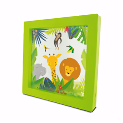 Notre lampe décorative murale au design original JUNGLE. Un accessoire indispensable pour une chambre d'enfant accueillante e ...