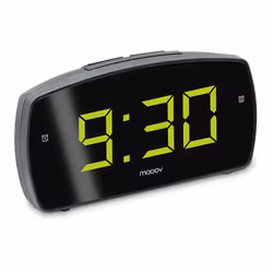 PRATIQUE, il possède la fonction Snooze, vous pourrez ainsi prolonger votre sommeil de quelques minutes sans avoir à reconfig ...