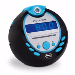 PROJECTION DE L HEURE LED BLUE MP3, SLEEP, SNOOZE Simple & Design Le radio réveil Sportsman a été conçu pour être très simple ...