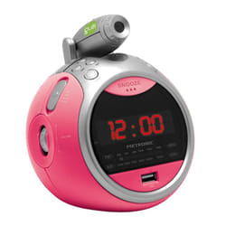 Metronic 477018 Radio portable Horloge Numérique Rouge