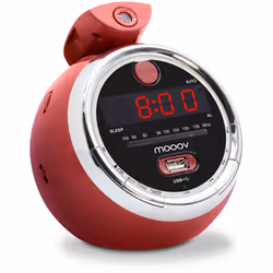 Grâce à ce radio réveil avec port USB, choisissez de vous réveiller avec : la traditionnelle alarme, votre radio favorite, ou ...