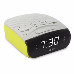 VERT DOUBLE ALARME FONCTION SLEEP FONCTION SNOOZE Ce radio réveil double alarme a été conçu pour être très simple d'utilisati ...